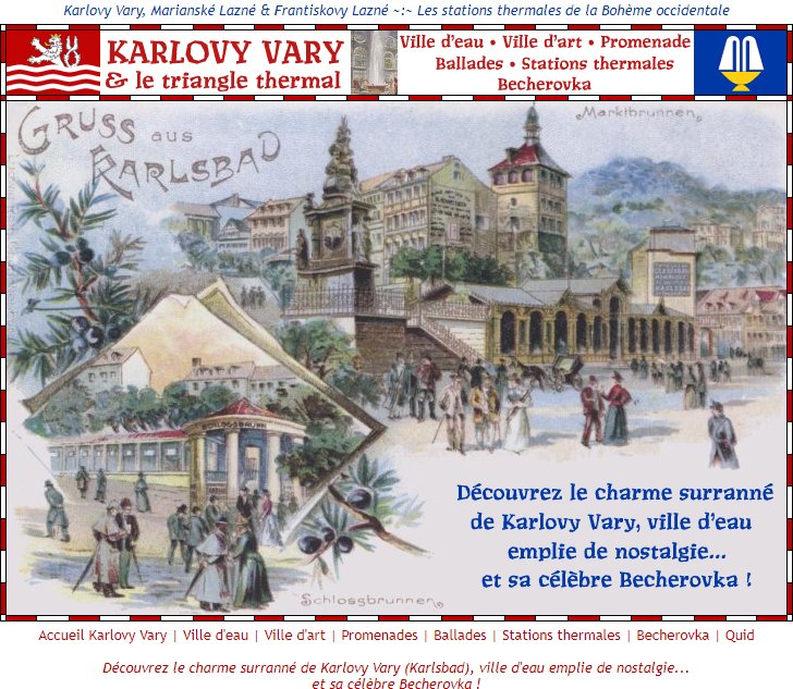 Karlovy Vary et le triangle thermal de Bohême de l’Ouest