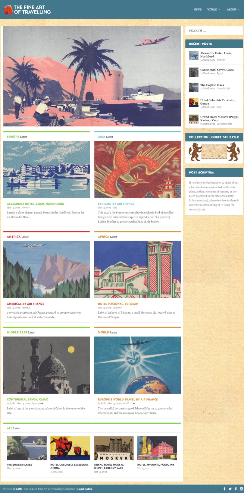 The Fine Art of Travelling