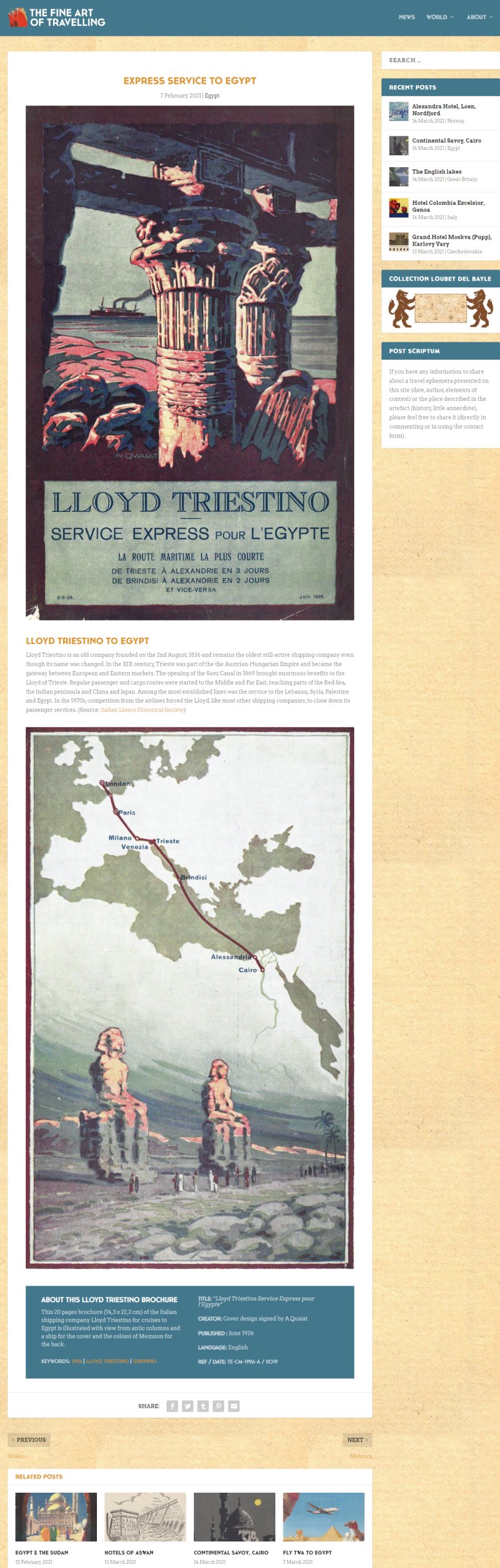 The Fine Art of Travelling