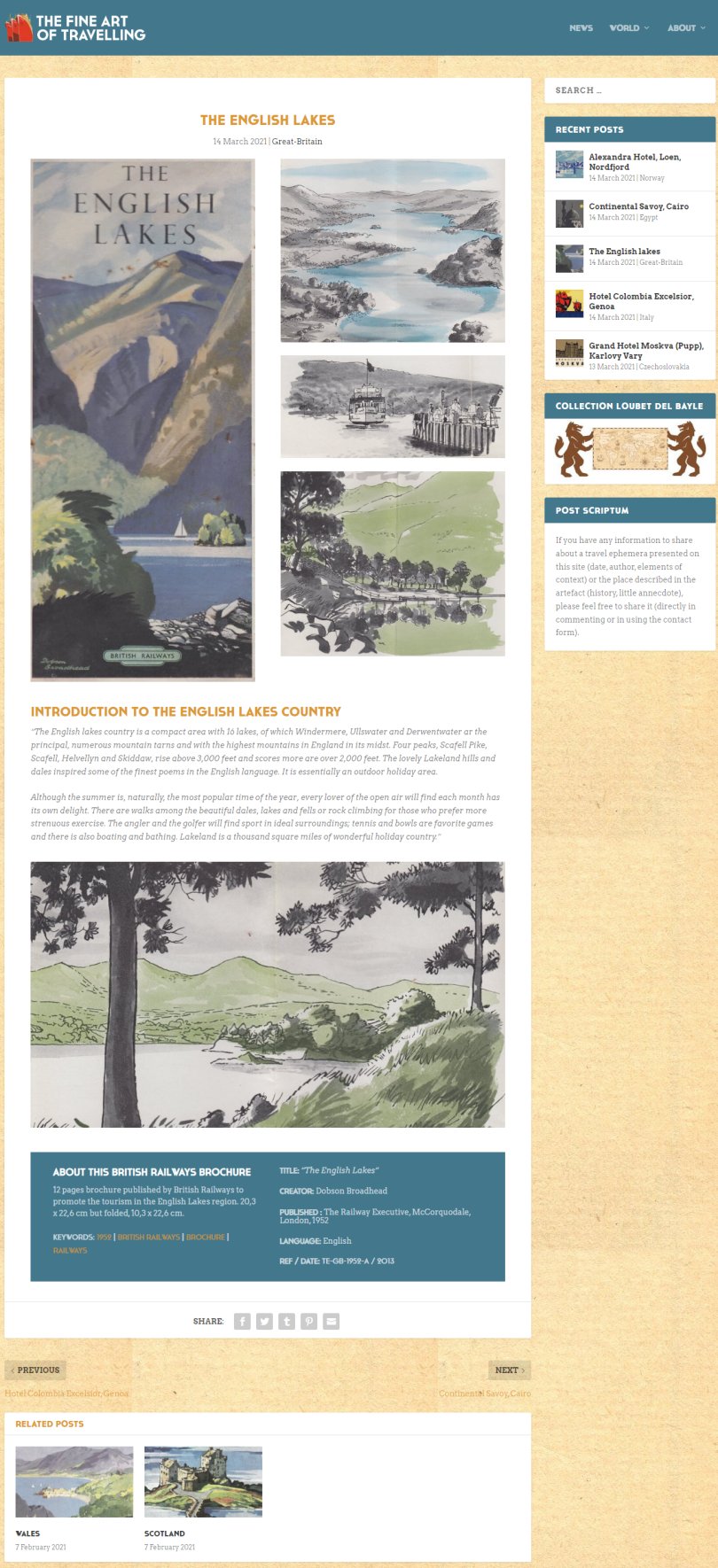 The Fine Art of Travelling