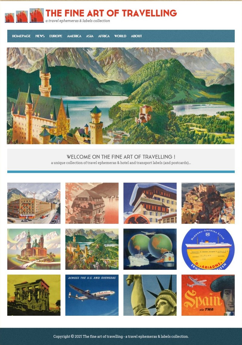 Anciennes versions de The Fine Art of Travelling
