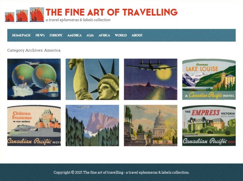 Anciennes versions de The Fine Art of Travelling