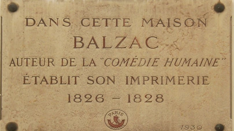 Balzac typographe