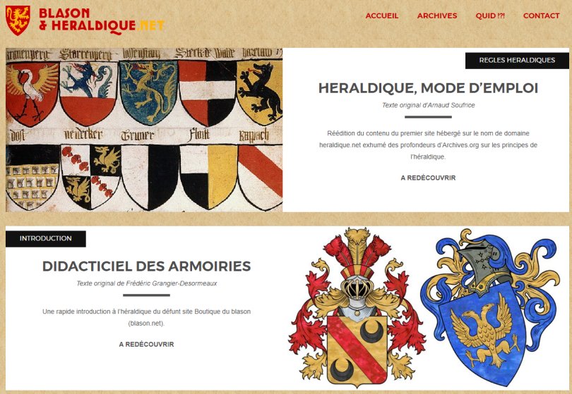 Blason & Héraldique