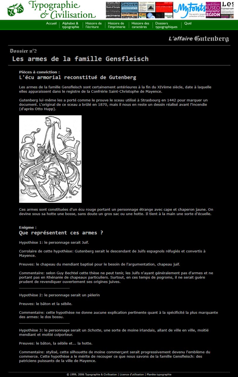 L’affaire Gutenberg