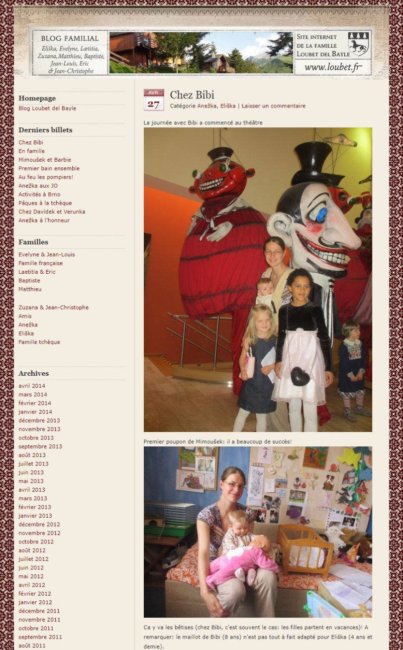 Pendaison de crémaillère de Jean-Christophe