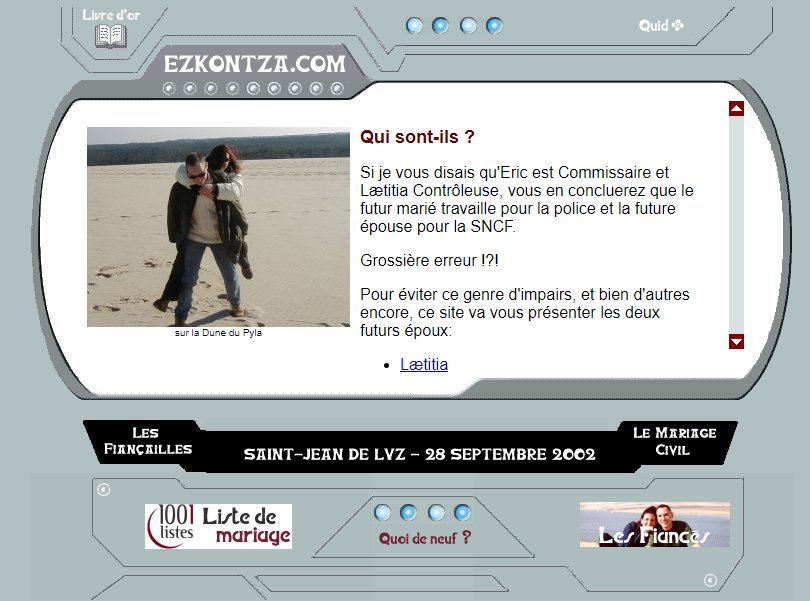 Mariage d'Eric et de Laetitia