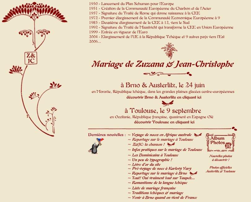 Mariage de Jean-Christophe & Zuzana