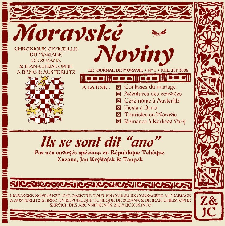 Mariage de Jean-Christophe & Zuzana