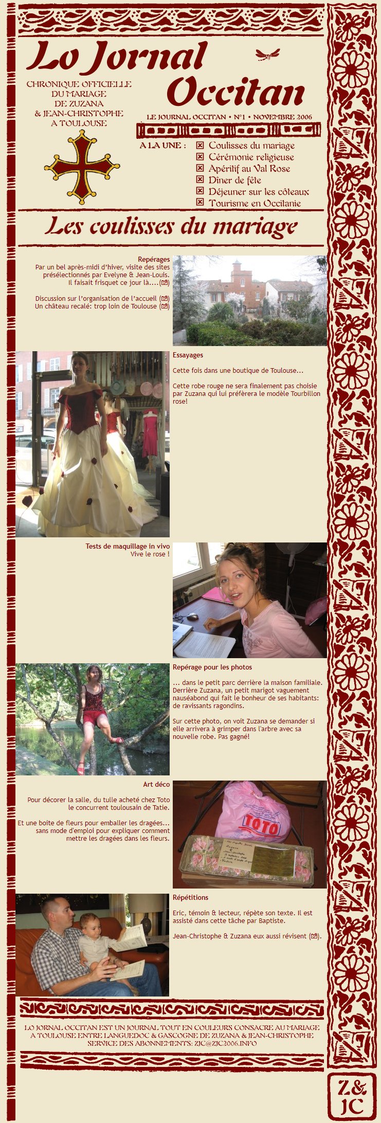 Mariage de Jean-Christophe & Zuzana