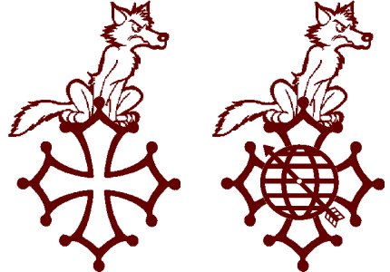 Loup à croix occitane