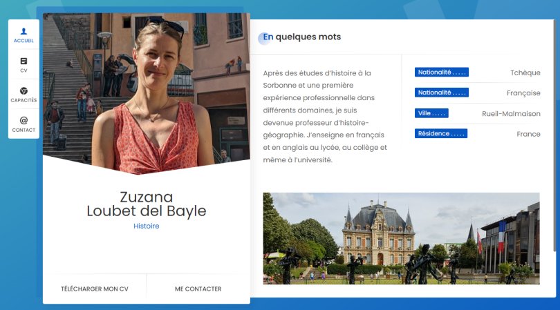 CV de Zuzana Loubet del Bayle