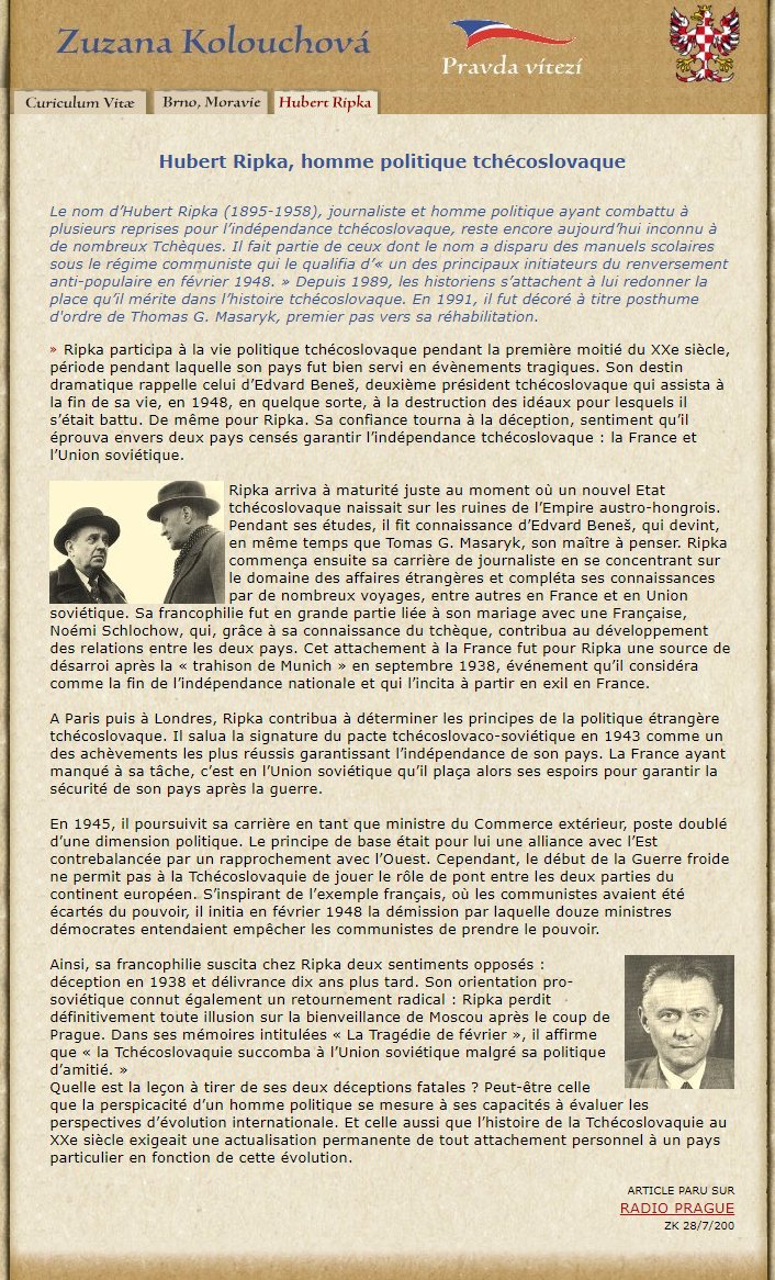 CV de Zuzana Loubet del Bayle