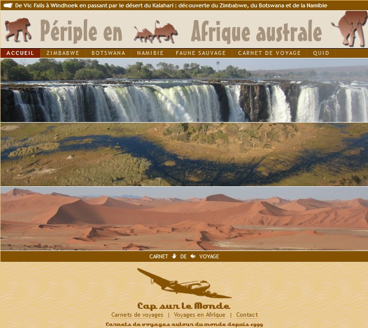 Périple en Afrique australe