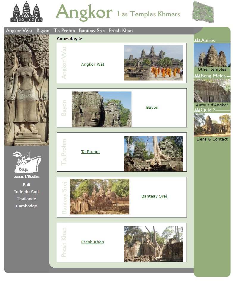 Angkor, les temples khmers (Cambodge)