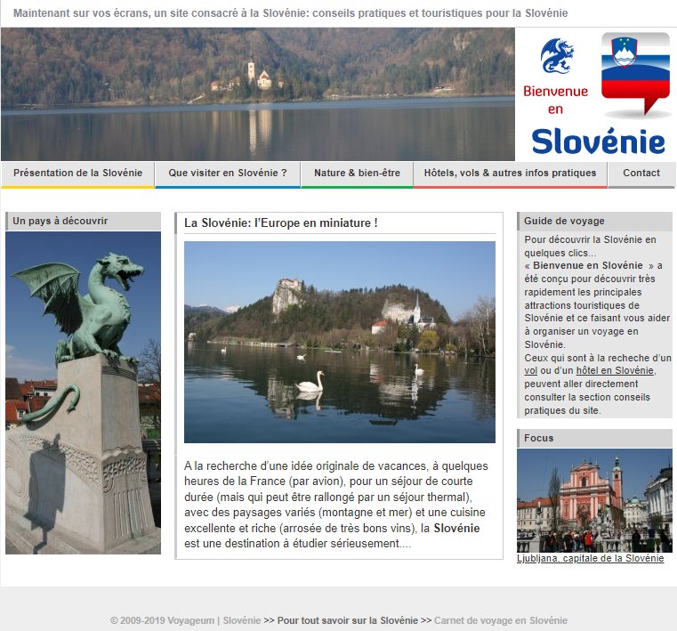 Bienvenue en Slovénie